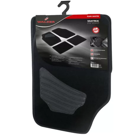 Textilszőnyeg garnitúra - univerzális, MATRIX-BLACK - WALSER