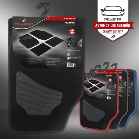 Textilszőnyeg garnitúra - univerzális, MATRIX-GREY - WALSER