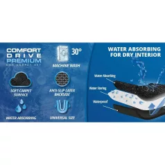   Textilszőnyeg garnitúra - univerzális, bársony hatású 8 mm - WASHER - WALSER