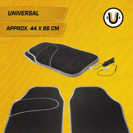 Autó textilszőnyeg pár - LED világítással USB - CarComfort