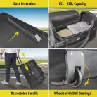 Gurulós utazótáska 115 l - 70x35x40 cm - CARBAGS TROLLEY - WALSER