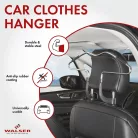 Vállfa fejtámlára - 44x10x25 cm - CARL - WALSER