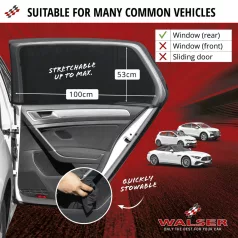 Napfényvédő háló oldalablakra 2 db - WALSER