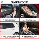 Napfényvédő háló oldalablakra 2 db - WALSER