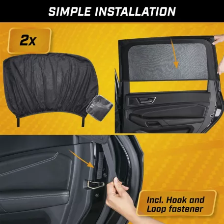 Napfényvédő háló oldalablakra 2 db - WALSER