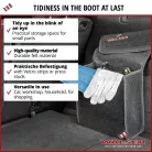 Autós tároló táska - XXL - fekete - 57x16x21 cm - WALSER