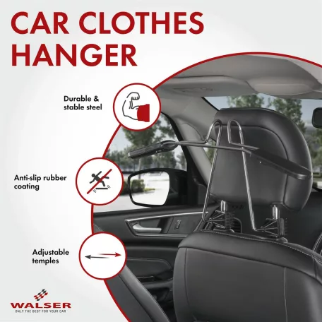 Vállfa fejtámlára, állítható - WALSER