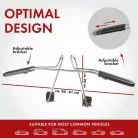 Vállfa fejtámlára, állítható - WALSER