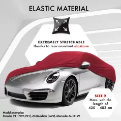   Autótakaró ponyva - beltéri - CAR - 2-430-482 cm - STRETCH PLUS - WALSER