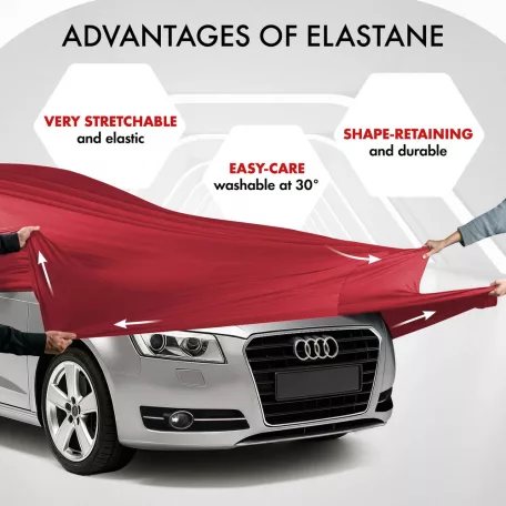 Autótakaró ponyva - beltéri - KOMBI - 4-380-439 cm - STRETCH PLUS - WALSER