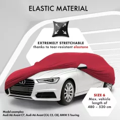   Autótakaró ponyva - beltéri - KOMBI - 6-480-508 cm - STRETCH PLUS - WALSER