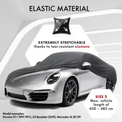   Autótakaró ponyva - beltéri - CAR - 2-430-482 cm - STRETCH PLUS - WALSER