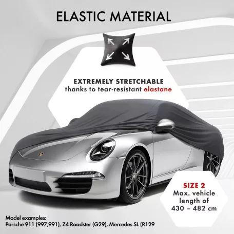 Autótakaró ponyva - beltéri - CAR - 2-430-482 cm - STRETCH PLUS - WALSER