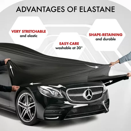 Autótakaró ponyva - beltéri - CAR - 3-483-534 cm - STRETCH PLUS - WALSER