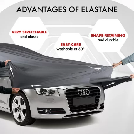 Autótakaró ponyva - beltéri - KOMBI - 4-380-439 cm - STRETCH PLUS - WALSER