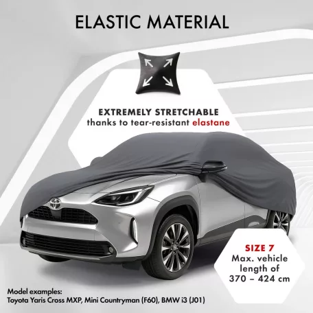 Autótakaró ponyva - beltéri - SUV - 7-370-424 cm - STRETCH PLUS - WALSER