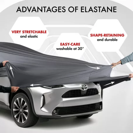 Autótakaró ponyva - beltéri - SUV - 7-370-424 cm - STRETCH PLUS - WALSER