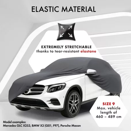 Autótakaró ponyva - beltéri - SUV - 9-460-489 cm - STRETCH PLUS - WALSER