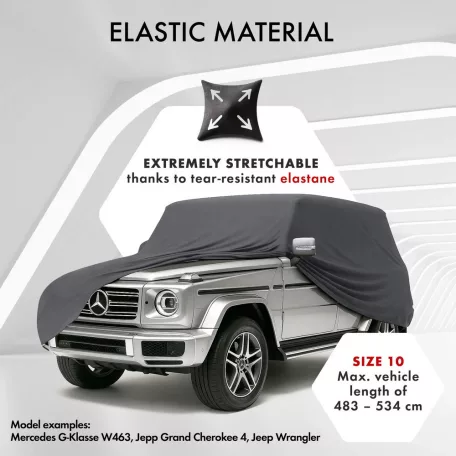 Autótakaró ponyva - beltéri - SUV - 10-490-520 cm - STRETCH PLUS - WALSER