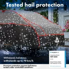 Autótakaró ponyva jégeső ellen - WALSER PREMIUM HYBRID - BUS - 11-470-499