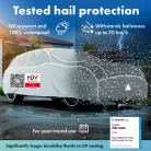 Autótakaró ponyva jégeső ellen - SUV - 7-425-459 - HYBRID + UV PROTECT - WALSER