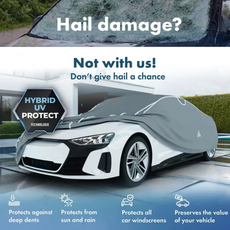 Autótakaró ponyva jégeső ellen - CAR - 3-425-474 - HYBRID + UV PROTECT - WALSER