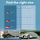 Autótakaró ponyva jégeső ellen - CAR - 3-425-474 - HYBRID + UV PROTECT - WALSER