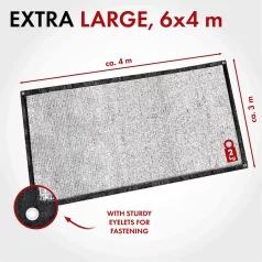   Napfényvédő alumínium árnyékolóháló 4x6 m StayCool - WALSER