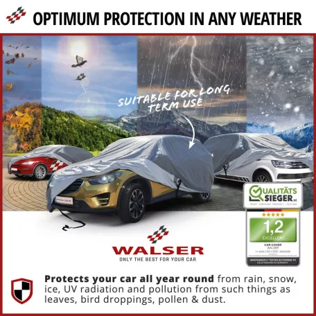 Autótakaró ponyva - négyévszakos - WALSER ALL WEATHER PLUS - BUS - 12-470-499