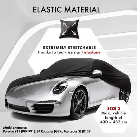 Autótakaró ponyva - beltéri - CAR - 2-430-482 cm - STRETCH PLUS - WALSER