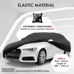   Autótakaró ponyva - beltéri - KOMBI - 6-480-508 cm - STRETCH PLUS - WALSER