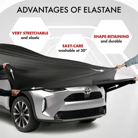 Autótakaró ponyva - beltéri - SUV - 7-370-424 cm - STRETCH PLUS - WALSER