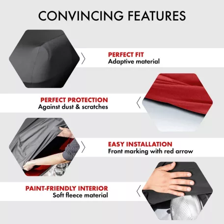 Autótakaró ponyva - beltéri - SUV - 10-490-520 cm - STRETCH PLUS - WALSER