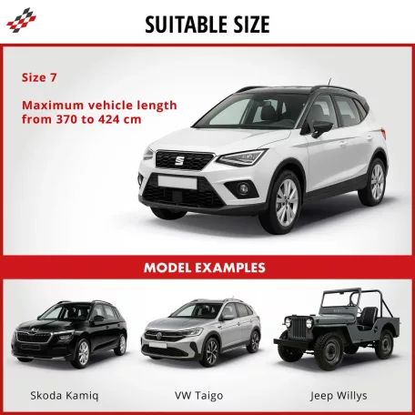 Autótakaró ponyva - négyévszakos - SUV - 7-370-424 - ALL WEATHER PLUS - WALSER