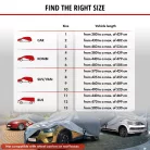 Autótakaró ponyva - négyévszakos - SUV - 10-490-520 - ALL WEATHER PLUS - WALSER