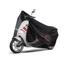 Motortakaró ponyva - BELTÉRI - VESPA - S méret - 185x90x100 cm fekete - WALSER