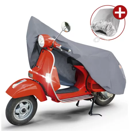 Motortakaró ponyva PREMIUM - SCOOTER - S méret - 185x90x100 cm szürke - WALSER