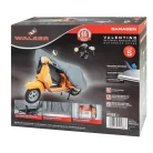 Motortakaró ponyva PREMIUM - SCOOTER - S méret - 185x90x100 cm szürke - WALSER