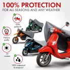 Motortakaró ponyva PREMIUM - SPORT - M méret - 215x95x120 cm szürke - WALSER