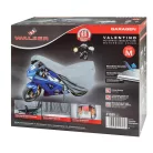 Motortakaró ponyva PREMIUM - SPORT - M méret - 215x95x120 cm szürke - WALSER