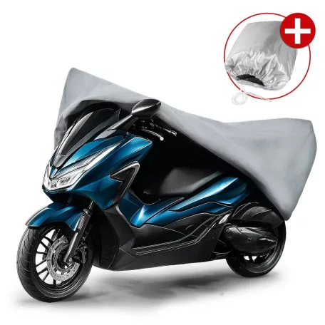 Motortakaró ponyva PREMIUM - ENDURO - XL méret - 255x110x135 cm szürke - WALSER