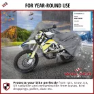 Motortakaró ponyva PREMIUM - ENDURO - XL méret - 255x110x135 cm szürke - WALSER