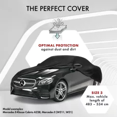   Autótakaró ponyva - beltéri - CAR - 3-483-534 cm - STRETCH - WALSER