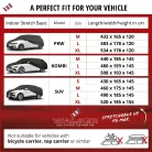 Autótakaró ponyva - beltéri - SUV - 7-370-424 cm - STRETCH - WALSER