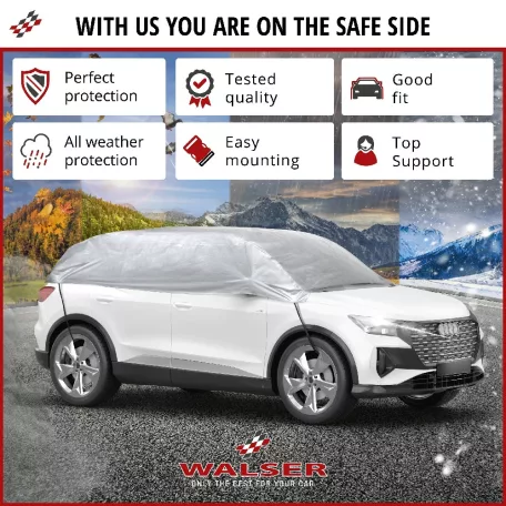 Autótakaró félponyva - négyévszakos - XL méret - All Weather Basic - WALSER