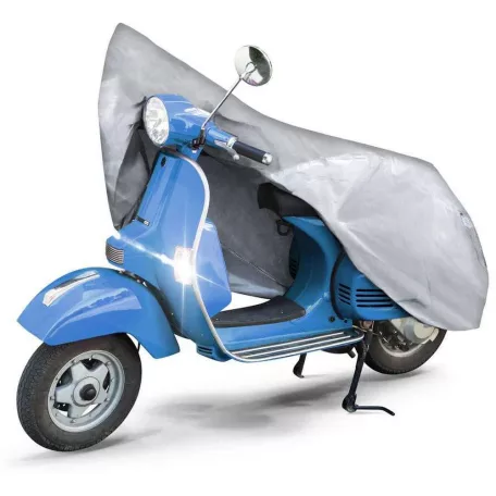Motortakaró ponyva BASIC - SCOOTER - S méret - 185x90x100 cm ezüst - WALSER