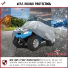 QUAD ponyva - S méret - 210x120x120 cm ezüst - All Weather - WALSER