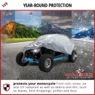 QUAD ponyva - M méret - 255x120x120 cm ezüst - All Weather - WALSER