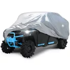 QUAD ponyva - L méret - 320x165x185 cm ezüst - All Weather - WALSER