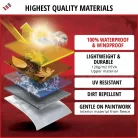 Motortakaró ponyva BASIC - SPORT - M méret - 215x95x120 cm fekete - WALSER